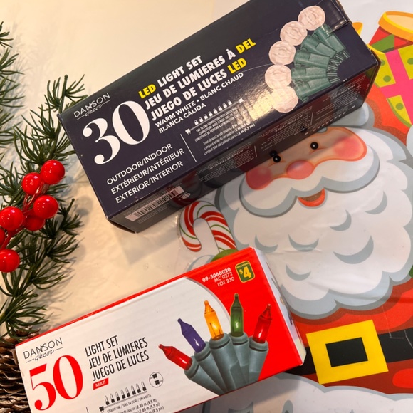 Christmas Tree decorations Balls red 2023 fairy lights - Picture 7 of 7